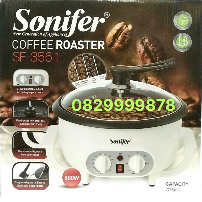 Máy Rang Cafe - Rang Bắp - Đậu Khô ( HÀNG INDO - 800W )
