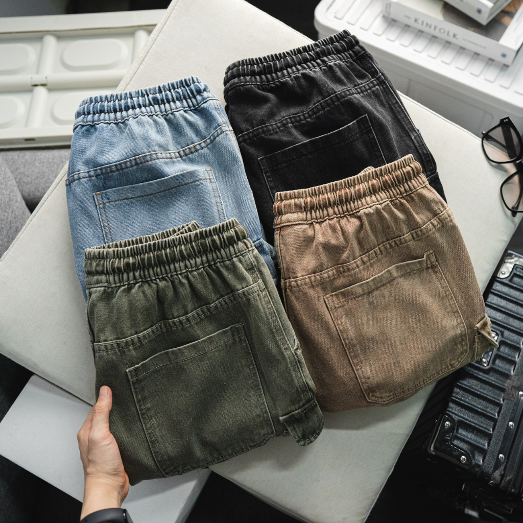 QUẦN SHORT JEAN TÚI HỘP KAF MAN VNXK VẢI DƯ HÃNG SIÊU XỊN