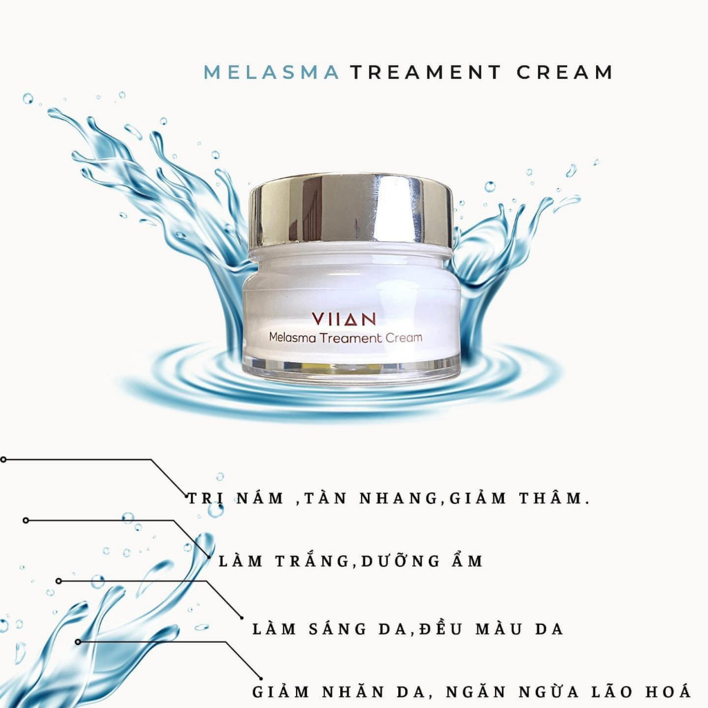Kem Nám Melasma Treatment Cream Viian Làm Trắng Da, Đều Màu