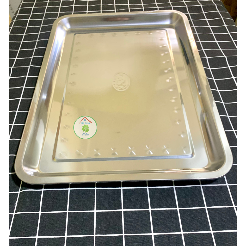 Khay chữ nhật inox