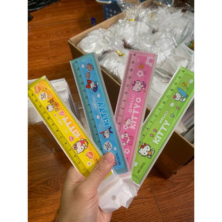 Thước kẻ hoạt hình zic zắc 15cm