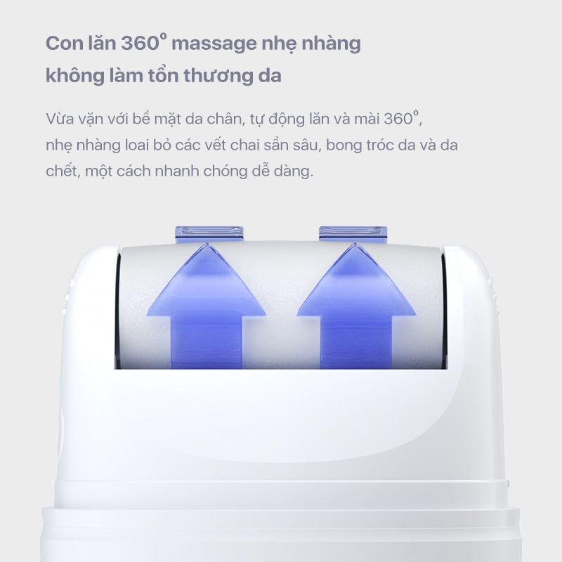 Máy tẩy vết chai chân Enchen Rock chà và làm mịn chăm sóc gót chân