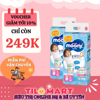 [MẪU MỚI] Bỉm quần/ Tã quần Moony L44 bé gái (L44 girl Moony)