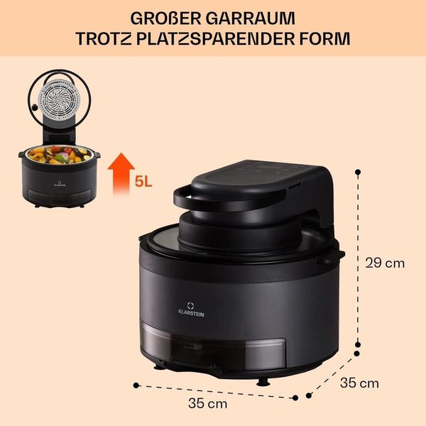 NỒI CHIÊN HẤP KHÔNG KHÍ KLARSTEIN VENDURE 5L