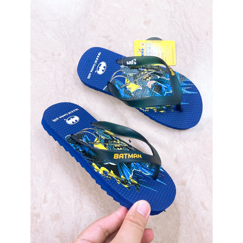 DÉP KẸP BÉ TRAI HÌNH SIÊU NHÂN BATMAN❤️ SIZE 28-37❤️ Dép xỏ ngón cho bé trai