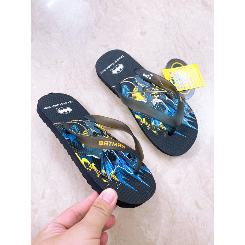 DÉP KẸP BÉ TRAI HÌNH SIÊU NHÂN BATMAN❤️ SIZE 28-37❤️ Dép xỏ ngón cho bé trai