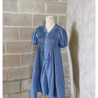 🌷 ĐẦM SUÔNG DENIM XẾP NGỰC⚡HỎA TỐC⚡ MEOINDAHOUSE
