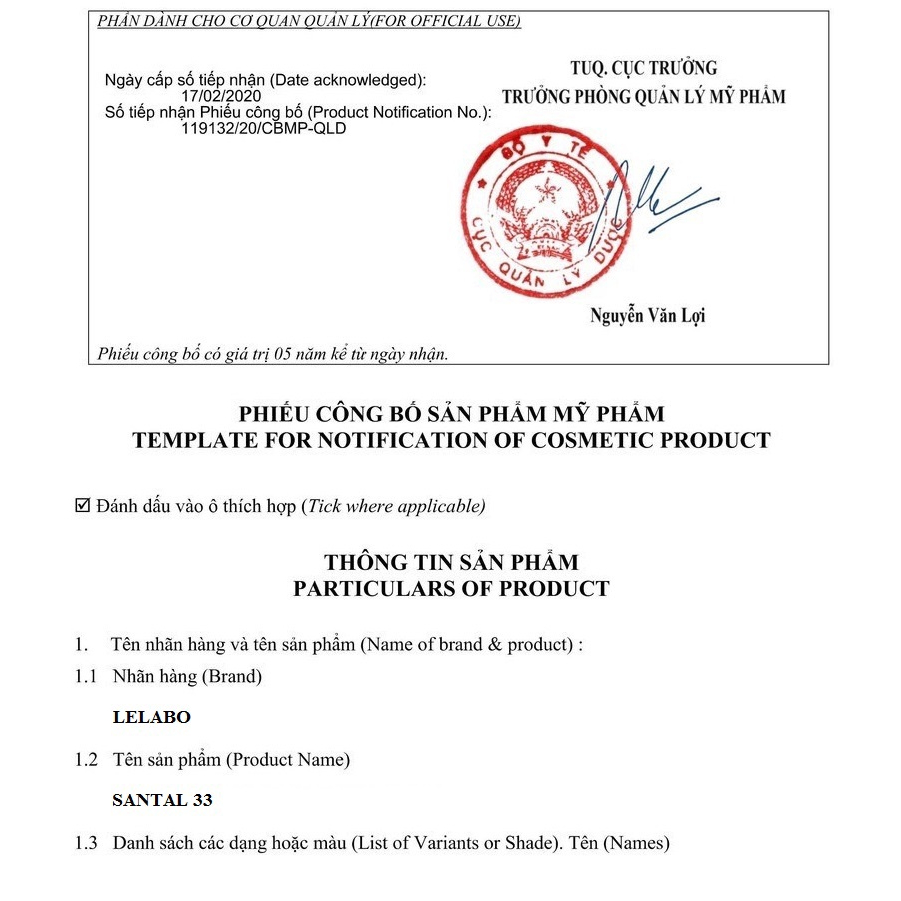 NƯỚC HOA SANTAL 33 LELABO CHAI CHIẾT 10ML