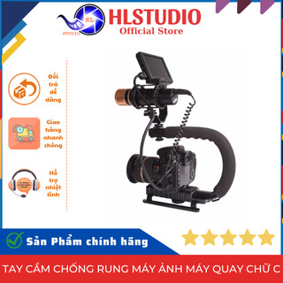 Tay Cầm Chống Rung Máy Ảnh Máy Quay Chữ C HL Studio