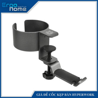 Giá để cốc kẹp bàn tích hợp móc treo đồ HyperWork CH01 - ERGOHOME