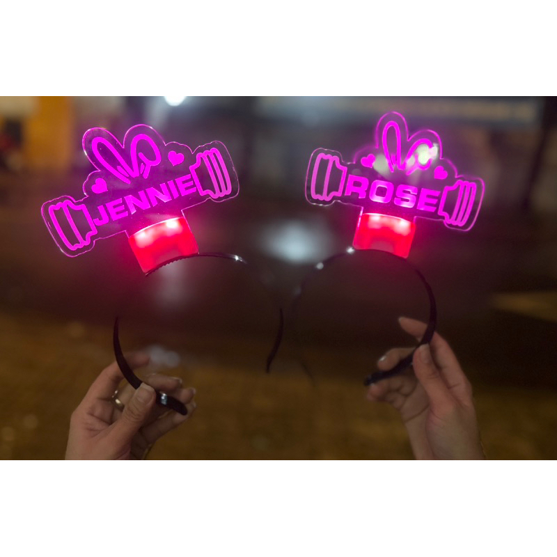 Gậy Đèn, Cài Tóc Đèn Phát Sáng Cổ Vũ BLACKPINK Xinh Xắn