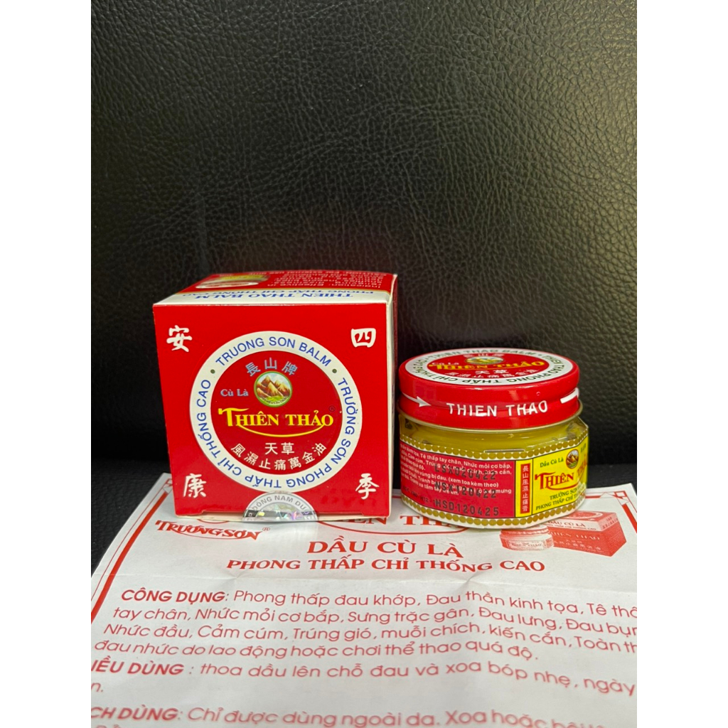 Dầu Cù Là Thiên Thảo Trường Sơn Hỗ Trợ Giảm Đau Thần Kinh Tọa, Phong Thấp 30Gr