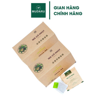 Trà cỏ ngọt mudaru combo 2 hộp 25 túi lọc