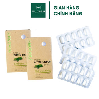 Viên uống khổ qua rừng mudaru combo 2 hộp 30 viên
