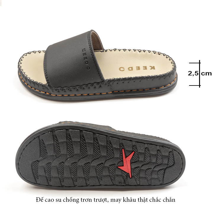 Dép đế may sẵn quai ngang cao cấp KEEDO KD0607