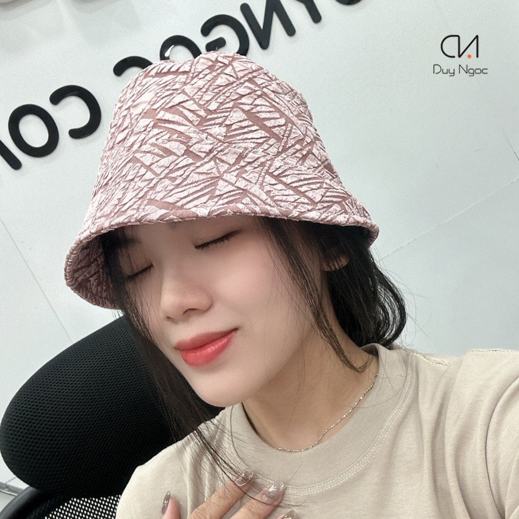 Nón mũ Bucket Nữ cao cấp - Chất liệu mềm mại, cao cấp - Style Hàn Quốc siêu đáng yêu (4114)