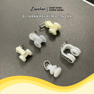 Bi Thanh Ray Rèm Vải Bằng Nhựa Màu Trắng Chắc Chắn Chạy Mượt