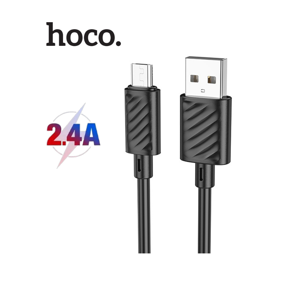 Dây sạc nhanh 2.4A Samsung/Oppo H.oco X.88 đầu Micro dây dẻo TPE dài 1M