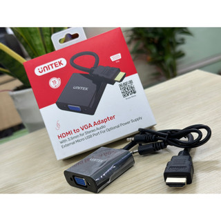 Cáp chuyển Hdmi sang Vga Unitek ( Y 6333), hàng chính hãng fullbox , bảo hàng 18 tháng , 1 đổi 1 nếu lỗi