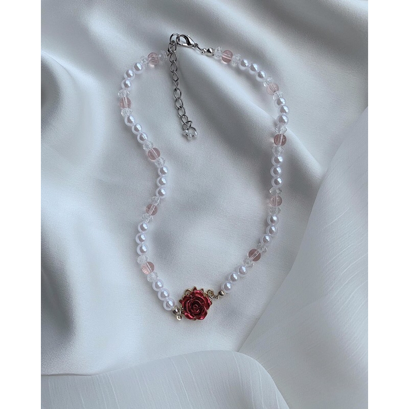 Vòng cổ hoa hồng rose necklace