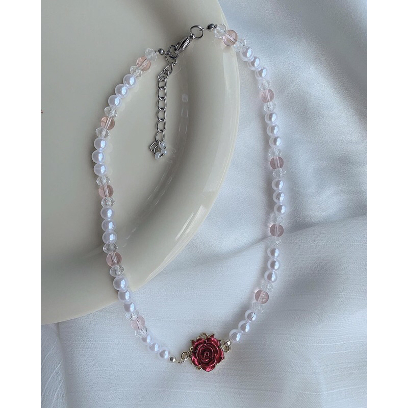 Vòng cổ hoa hồng rose necklace
