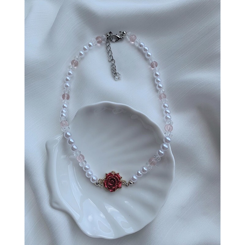 Vòng cổ hoa hồng rose necklace