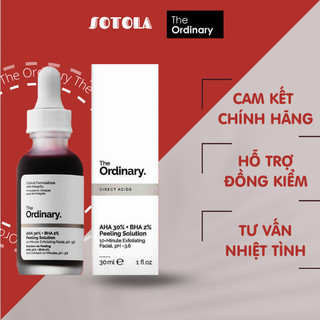 The ordinary aha 30% + bha 2% peeling solution phân loại chai 30ml