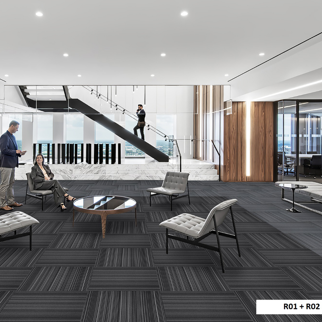 1 Thảm tấm 50x50 nỉ đế dẻo lót khách sạn phòng gym, quá rẻ