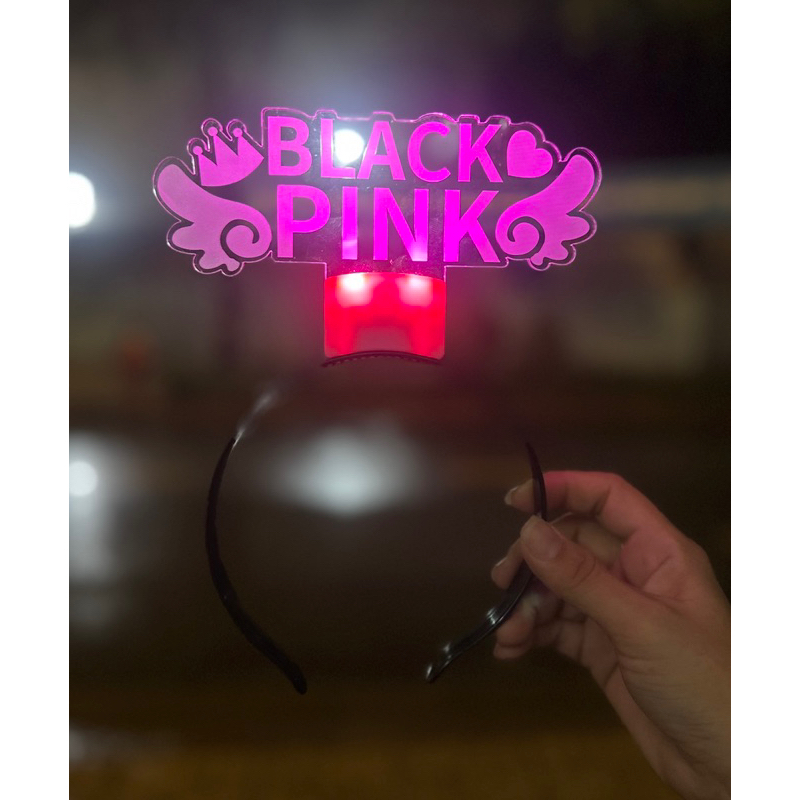 Gậy Đèn, Cài Tóc Đèn Phát Sáng Cổ Vũ BLACKPINK Xinh Xắn