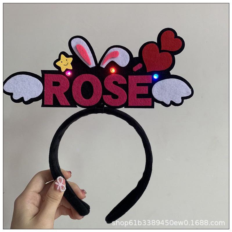 Gậy Đèn, Cài Tóc Đèn Phát Sáng Cổ Vũ BLACKPINK Xinh Xắn