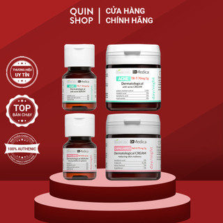 Tinh Chất, Kem Dưỡng Giảm Mụn, Mờ Thâm, Dịu Da Bielenda Dr Medica Acne, Capillaries Dermatological Serum - Cream