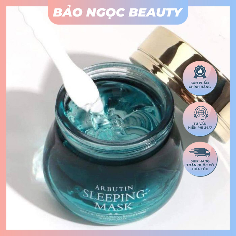 Mặt nạ ngủ cấp ẩm Arbutin Sleeping Mask làm sáng và tái tạo da