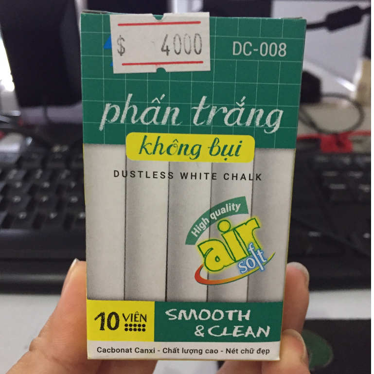 PHẤN TRẮNG KHÔNG BỤI DC -008