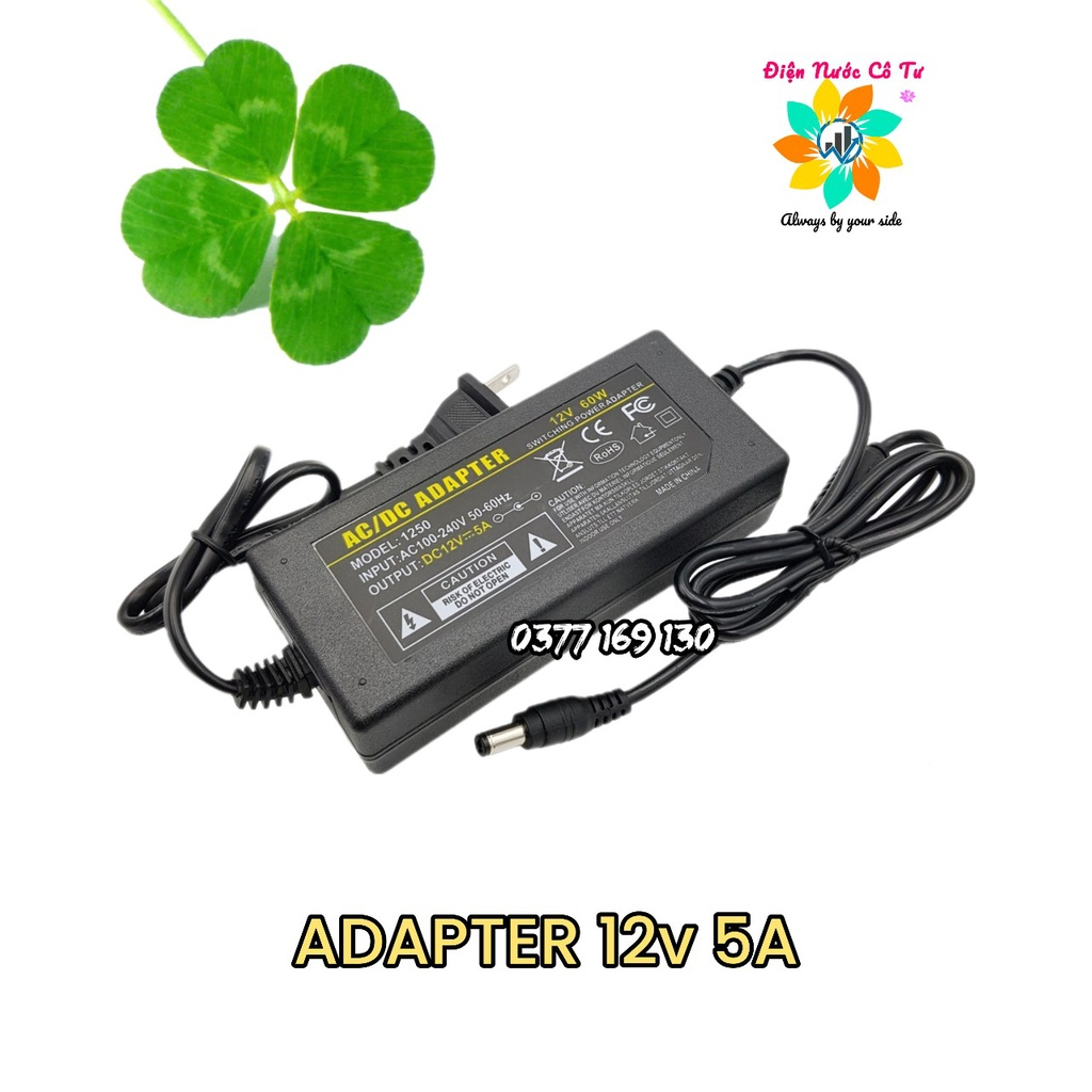 Nguồn Adapter 12V 3A 5A