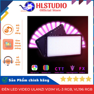 Đèn Led Video Ulanzi Vijim VL-3 RGB, VL196 RGB HL Studio