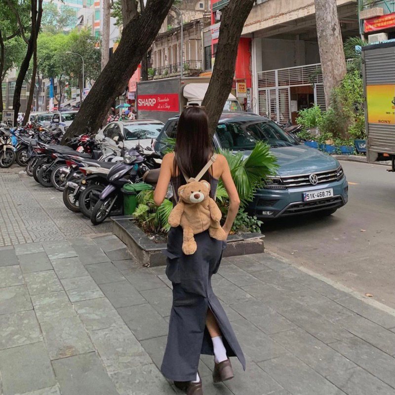 Balo gấu nâu ảnh thật 24kstudio