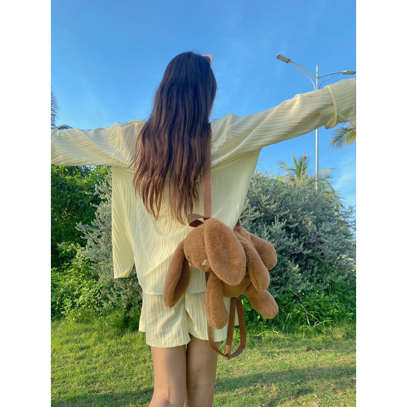 Balo gấu nâu ảnh thật 24kstudio