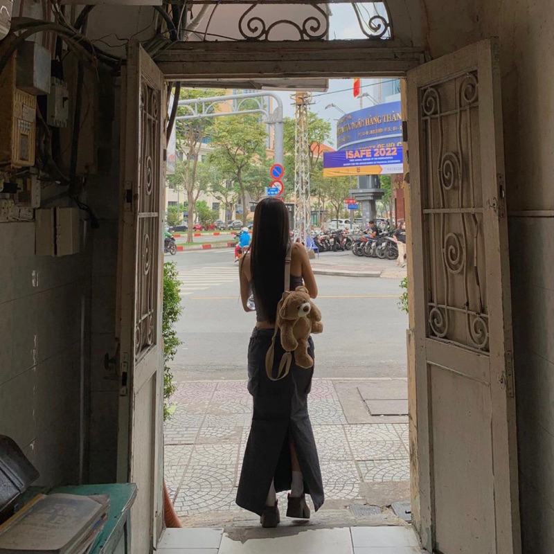 Balo gấu nâu ảnh thật 24kstudio