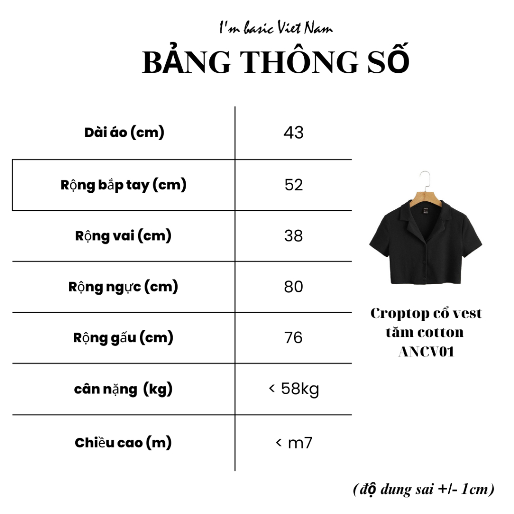 Áo Croptop Polo Cổ Vest Nữ Vải Thun Tăm Cotton Co Giãn Năng Động Dễ Phối Đồ Croptop Ngắn Tay Ulzzang I'm Basic