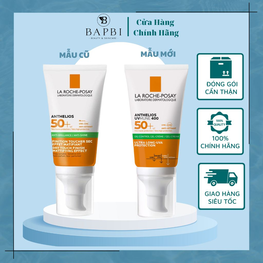 Kem Chống Nắng Cho Da Dầu La Roche Posay Anthelios Gel Cream SPF 50+ 50ML Mẫu Mới 2023