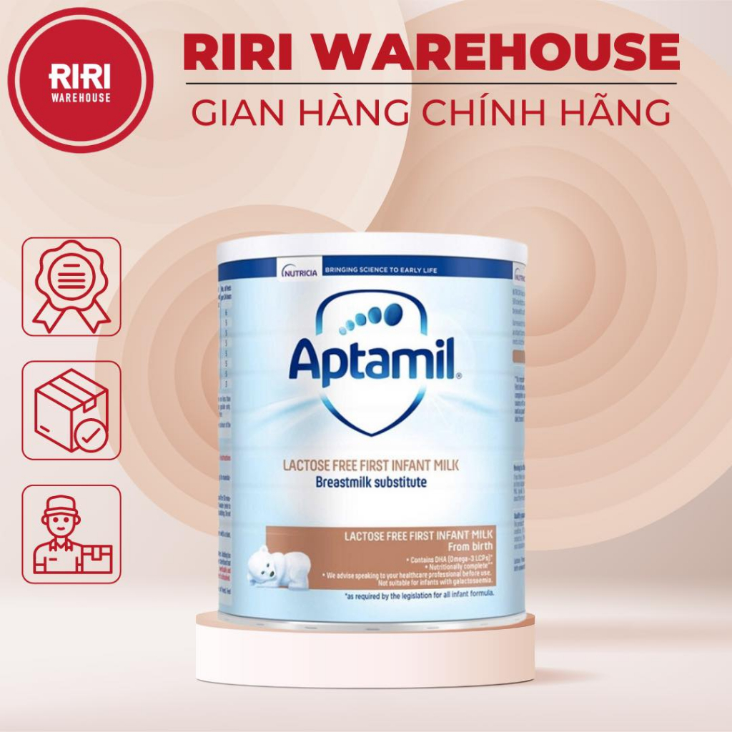 SỮA AAPTAMIL LACTOSE FREE 400GR CỦA UK DÀNH CHO BÉ BỊ DỊ ỨNG ĐẠM BÒ VÀ KHÔNG DUNG NẠO LACTOSE