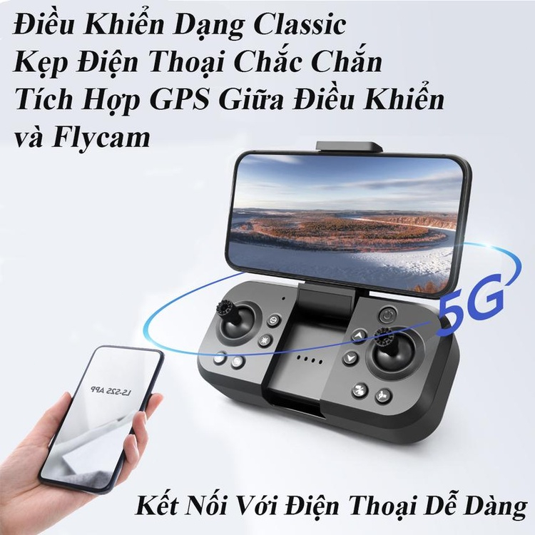 Drone mini, Flycam S2S PRO MAX camera 4K - Tránh Chướng Ngại Vật - Pin 2000mAh bay 20 phút - kết nối điện thȯại | BigBuy360 - bigbuy360.vn