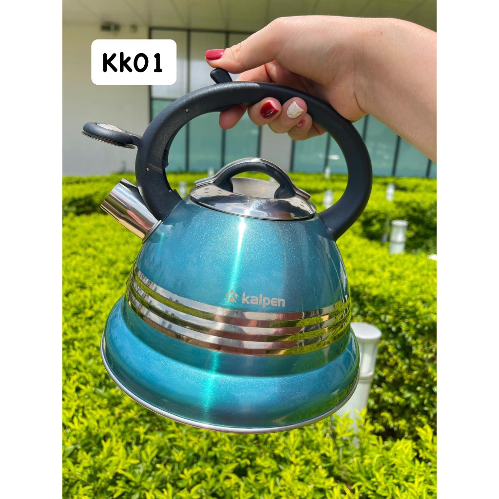 Ấm đun nước inox 3 đáy Kalpen KK01-3L dùng được bếp từ