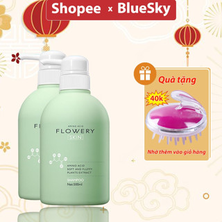  Combo Dầu Gội Dầu Xả Nước Hoa Muối Biển Flowery 500ml Chăm Sóc Bảo Vệ Tóc 