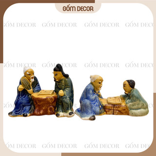 Tiên Ông Đánh Cờ - Phụ kiện trang trí tiểu cảnh hồ cá, bể cá, hòn non bộ, sân vườn