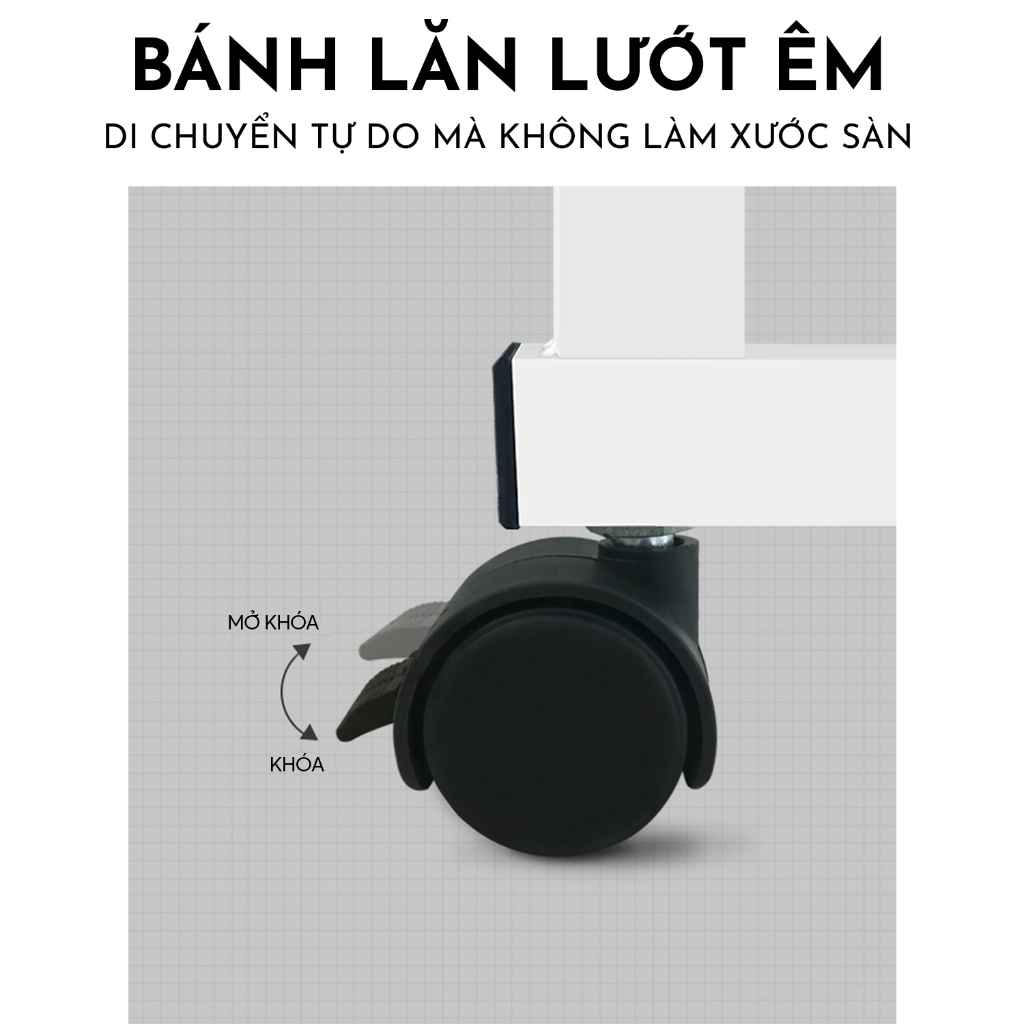 Bàn Làm Việc, Bàn laptop Điều Chỉnh Độ Cao Gỗ Sồi Cao Cấp