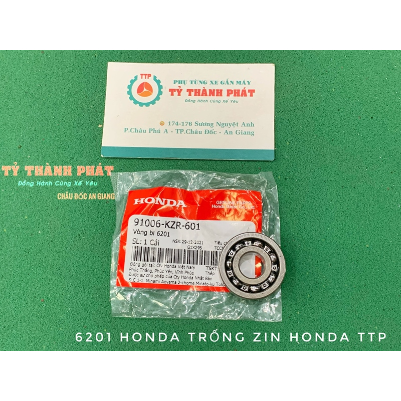 Vòng bi  6201 Honda trống zin 12*32*10
