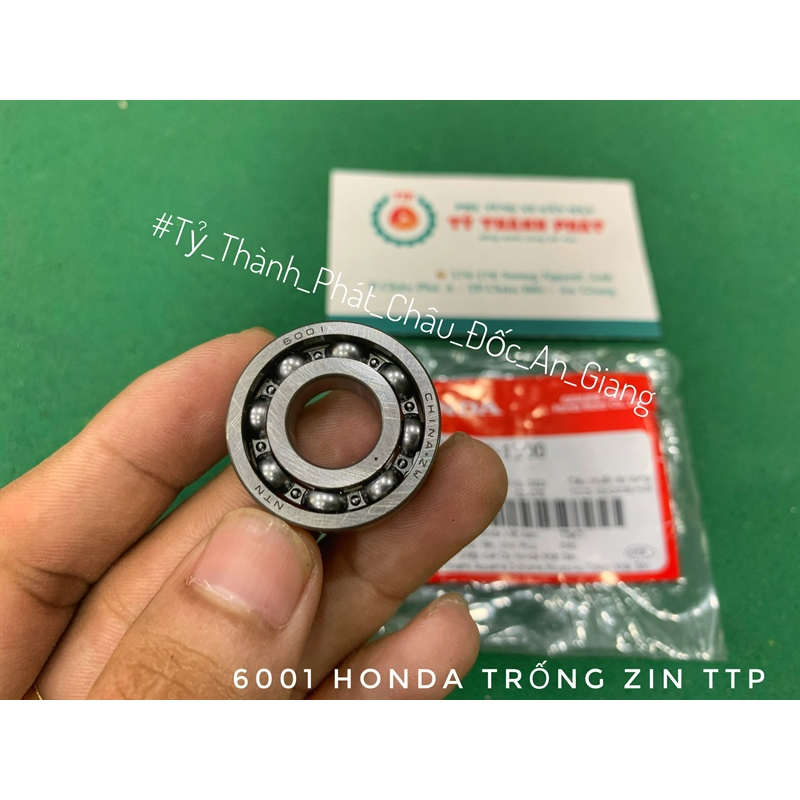Vòng bi  6001 Honda trống zin 12*28*8