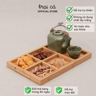 Khay Mứt Tết bằng Tre 6 Chi Tiết TRẠI CÁ Đựng Bánh Kẹo , Mứt Tết  Đựng Đồ Đa Năng, Decor Trang Trí Ngày Tết .