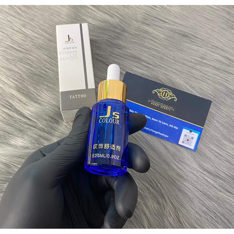 JS tan bầm dùng sau phun môi. Chống sưng bầm sau phun